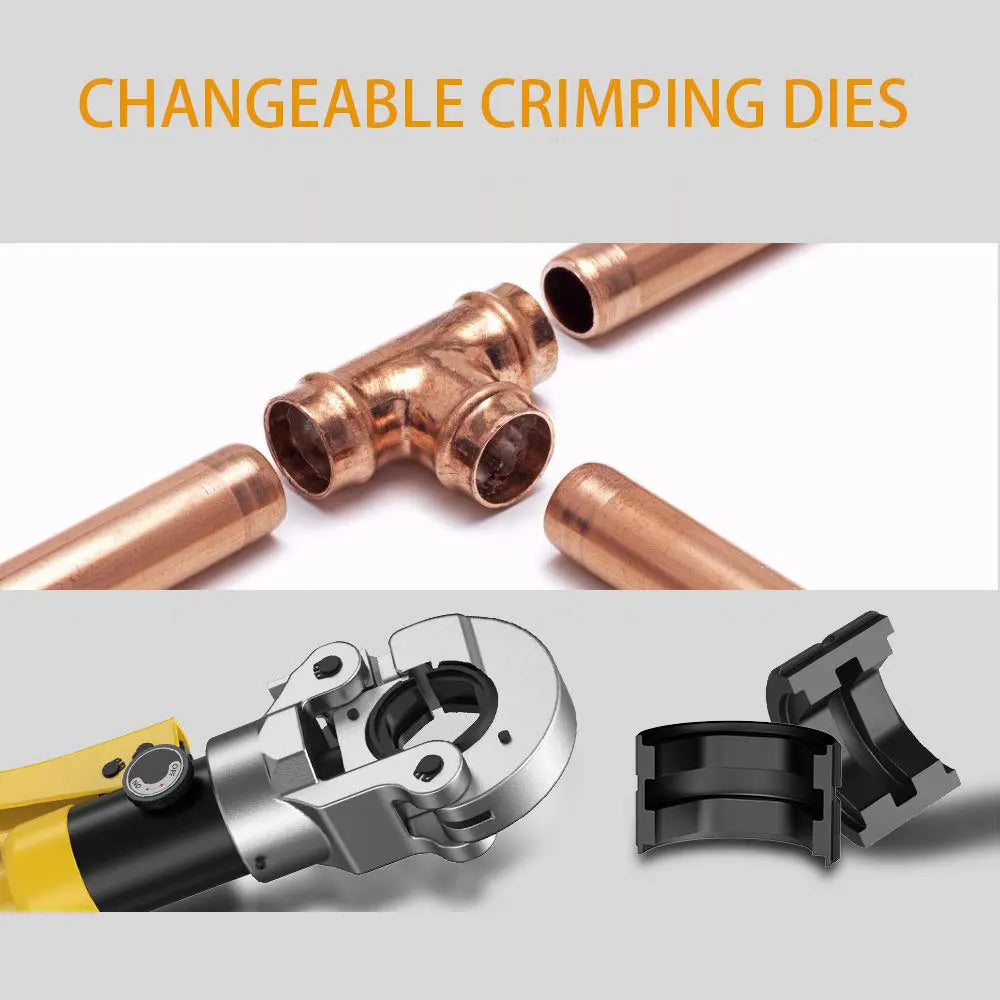 Pince à Sertir Hydraulique  TH 16-32mm² pour Tubes PEX et Aluminium-Plastique